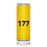 Gutermann garen | 200m | 177 hard geel naaigaren GM - 200 - 177 - HARD - GEEL 4008015027964